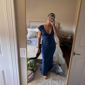 Elegant Blue Evening Dress